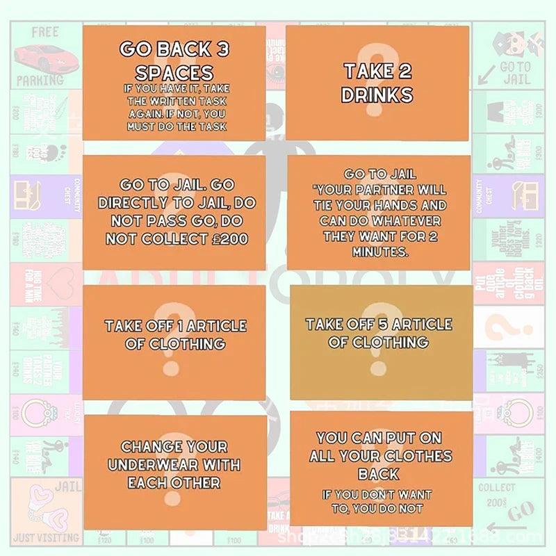 Juego de mesa para adultos